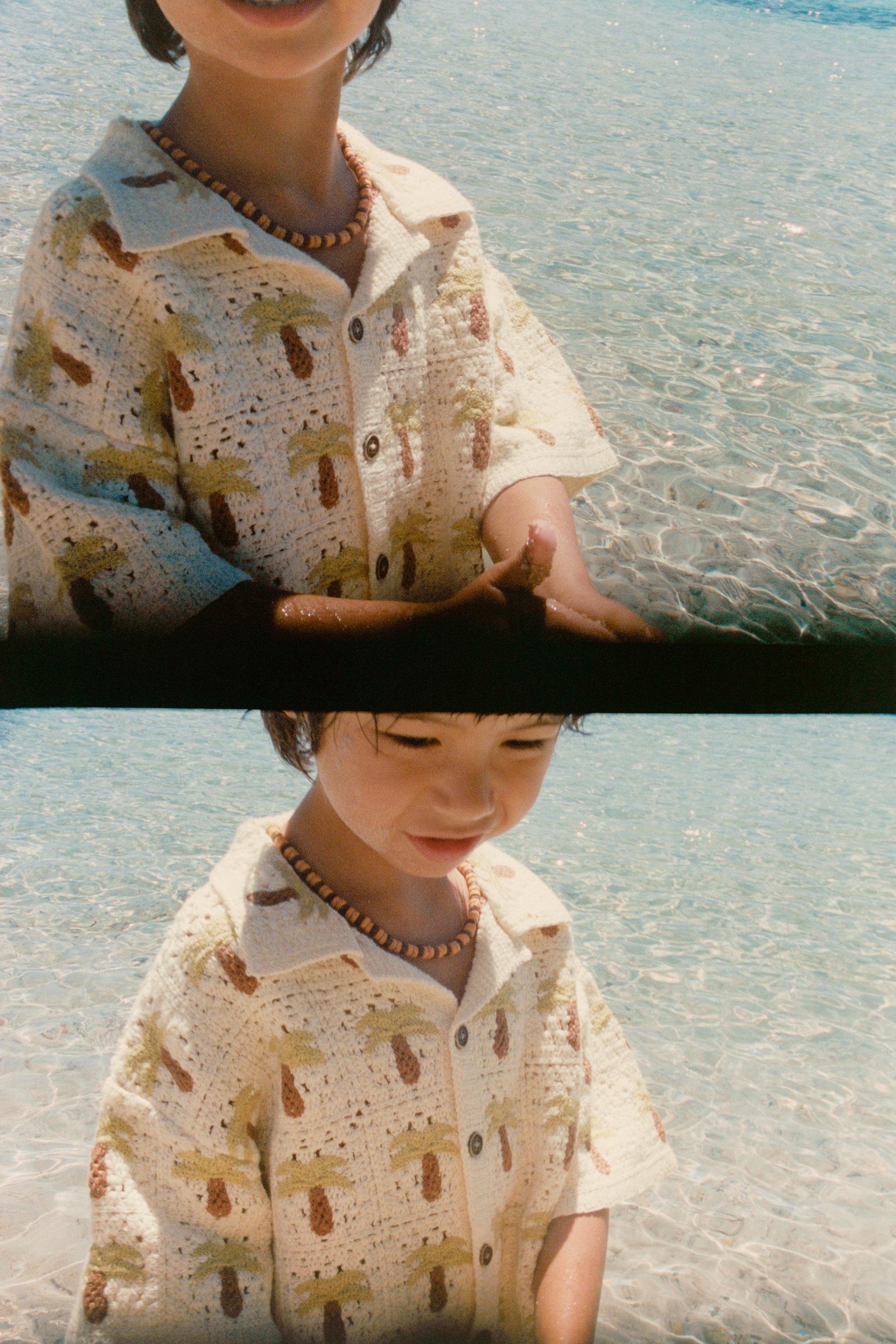 CROCHET PALM TREE SHIRT